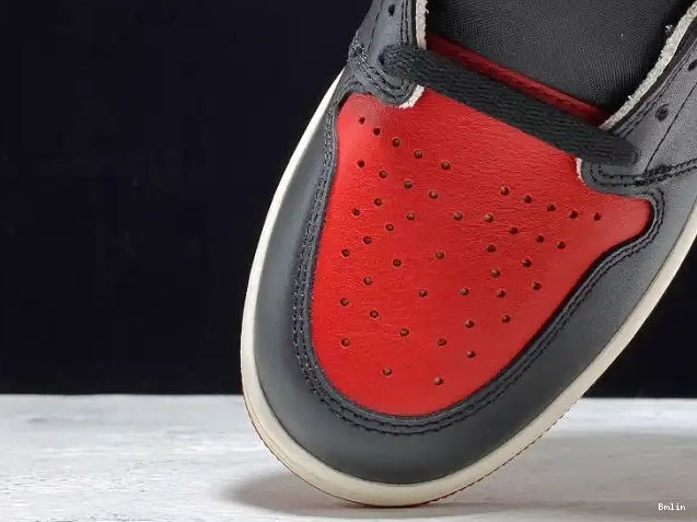 Bmlin High OG 555088-610 Jordan Air Bred 1 Retro Toe 0608